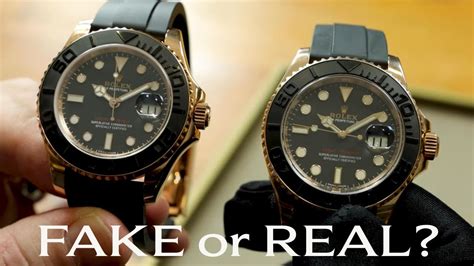 how to spot a fake rolex yacht master silver dial